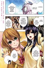 Yuzu & Mei Tender Yuri Manga Scene - Love Grows