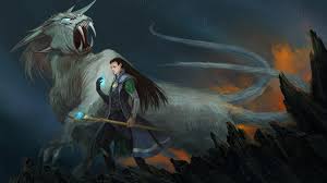 🥇 Fantasy long hair loki gods norse beasts sceptres Wallpaper ...