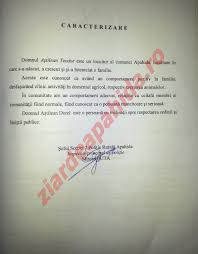 Model scrisoare scrisoare recomandare scrisoare. Ancheta De La PoliÈia Apahida Inspectorul Buta Verificat Pentru Caracterizarea LaudativÄ DatÄ Unui Inculpat Ziar De Apahida