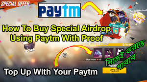 Also read | top five free fire characters in ranked mode. How To Buy Free Fire Special Airdrop With Paytm How To Get Free Fire Top Up Using Paytm Paytm Youtube
