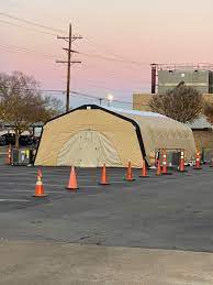 Tent Set Up At Hendrick Medical Center For Possible Overflow Of Covid Patients Ktxs