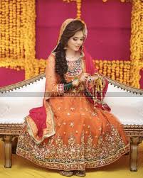 Mehndi Bride Bridal Mehndi Dresses Pakistani Bridal Dresses Pakistani Mehndi Dress