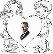 Ataturk Faaliyetler Okul Oncesi Boyama Sayfalari
