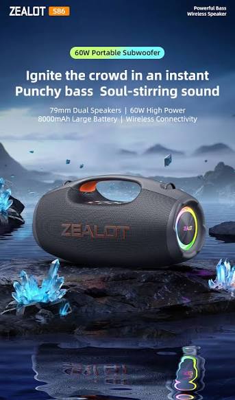 S86 Portable Bluetooth Speaker-ZEALOT