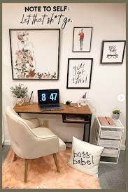 Pretty Home Office Ideas For Women Beautiful Glam Chic Home Office Inspiration Just For H Guest Bedroom Home Office Home Office Bedroom Feminine Home Offices