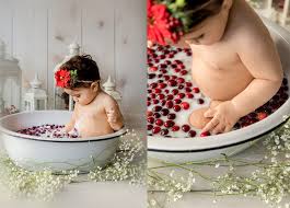 Every new parent wants to do as much as possible right when it comes to their precious newborn. Christmas Holiday Baby Milestone Milk Bath Photography Dallas Tx