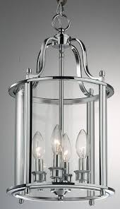 United Lights Lantern Frame 4 Light Foyer Pendant Chrome Lantern Lantern Lights Lantern Pendant