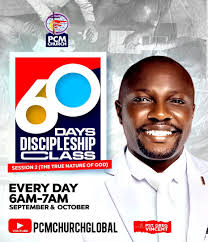 60 DAYS DISCIPLESHIP CLASS IN ON And We are starting session 2! TOPIC: THE  TRUE NATURE OF GOD! 6AM TO 7AM MONDAYS TO SATURDAYS. YOUTUBE:  https://www.youtube.com/@pastorgregvincent
