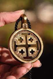 Jerusalem Cross Round Pendant Africa Cross Jewelry Making Etsy Cruz De Jerusalen Joyeria De Cruz Cruz