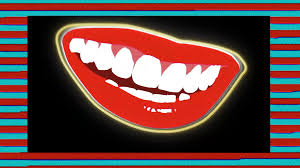 Custom made unique wallpaper designed to suit you with quick, flexible shipping Vintage Red Lips Neon Lights 80s Spect Stock Video Pond5