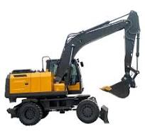 Cheap Construction Wheeled Excavator 15 16 Ton Four-Wheel Drive Wheel  Excavator