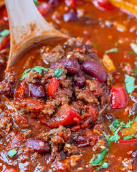 The flavor of the chili improves with age; Easy Homemade Beef Chili Recipe Healthy Fitness Meals