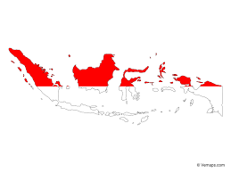 Click on above map to view higher resolution image. Flag Map Of Indonesia Free Vector Maps