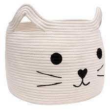 Free shipping on prime eligible orders. Amazon Com Hichen Large Woven Cotton Rope Storage Basket Laundry Basket Organizer For Towels Blanket Toys Clothes Gifts Pet Gift Basket For Cat Dog 15 7 L 11 8 H Baby