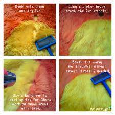 Matrices — How To Straighten Crimped Faux Fur
