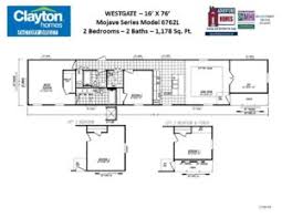 Single Wide Single Section Mobile Home Floor Plans
