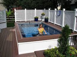 Our inground swimming pool kits are designed as a complete package for the homeowner. Pool Deck Ideas Above Ground Pool Decks Pool Deck