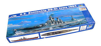 Trumpeter Military Model 1 700 War Ship Us Battleship Bb61