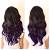 Blue Dip Dye On Dark Brown Hair