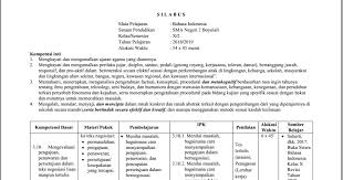 X, drs wahyu prastowo, cv arya duta. Silabus Bahasa Indonesia Sma Smk Kelas X Semester 2 Tahun Pelajaran 2018 2019 7 Kolom Zuhri Indonesia