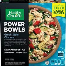 Maybe you would like to learn more about one of these? Healthy Choice Power Bowls Greek Style Chicken With Riced Cauliflower Frozen Meal 9 5 Oz Kroger