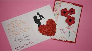 It will be perfect to show your this is a creative handmade mothers day greeting cards made especially for wish mom on mother's day to surprise her. Easy Beautiful Mothers Day Card Diy Handmade Gift For Mothers Day Mothers Day Greeting Card