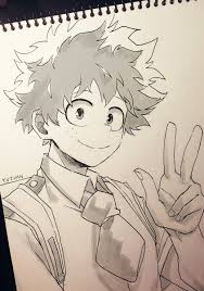 Deku O Personagem Mais Fofo Desse Anime Bokunoheroacademia Anime Character Drawing Anime Drawings Sketches Anime Sketch