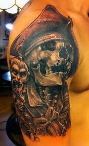 100 awesome skull tattoo designs. Top 53 Pirate Tattoo Ideas 2021 Inspiration Guide Pirate Tattoo Tattoos For Guys Pirate Skull Tattoos