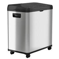 Page 1 user manual 13 gallon stainless steel sensor trash can (dzt13p) © 2019 all rights reserved. Itouchless Touchless Stainless Steel 16 Gallon Motion Sensor Trash Can Reviews Wayfair