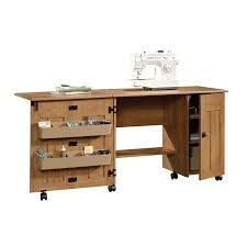 Sauder Sewing And Craft Table Multiple Finishes Walmart Com In 2020 Craft Table Craft Room Tables Craft Cart