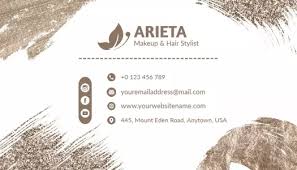 Customize them with text, images or company logo; Makeup Artist Business Card Designs Online Free