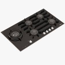Miele Km 3054 Lp Gas Cooktop 3d Model Gas Cooktop Cooktop Kitchen 3d Model