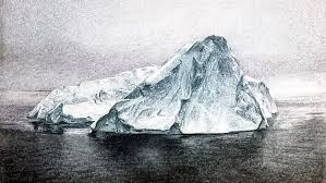 It S Time To Chill Come Draw An Iceberg With Scott Maier On Youtube Scott S Working With White Charcoal Paper Charc Drawings Drawing Lessons Seascape