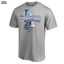 Los Angeles Dodgers 2018 World Series Majestic T Shirt Locker Room Nl Champions They Made It The Los Angeles Lakers Are Officially World Series Material