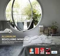 Nhà máy Trung Quốc khung nhôm tròn kích thước lớn cửa sổ ...