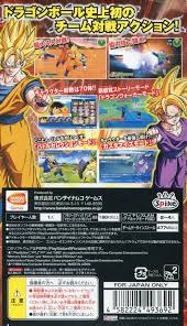 Tenkaichi tag team cheats page for a load more cheats and tips for dragon ball z: Dragon Ball Z Tenkaichi Tag Team Box Shot For Psp Gamefaqs