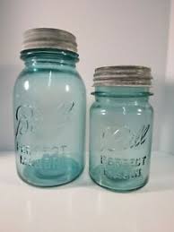 Maybe you would like to learn more about one of these? Antique Ball Mason Jars Blue 15 And 1 Original Lids Perfect Mason Ebay