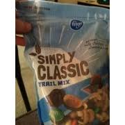 Shop for kroger® fruit & nut trail mix (34 oz) at pick 'n save. Kroger Simply Classic Trail Mix Calories Nutrition Analysis More Fooducate