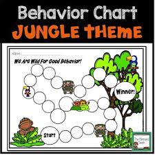 Individual Behavior Chart Jungle Theme