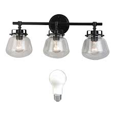 Roth Lyla 3 Light Black Mid Century