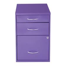 Maxwell cabinet is fine enough to display, it feels strong and sturdy, and was easy to assemble. Osp Designs 3 Drawer Vertical Metal Lockable Filing Cabinet Purple Walmart Com Walmart Com