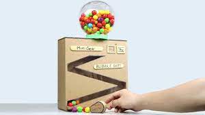 6 Wow Amazing Bubble Gumball Machine Diy With Smart Key Youtube Paper Toys Diy Diy Gumball Machine Gumball Machine