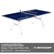 Dunlop Ez Fold Indoor Outdoor Table Tennis Table 100 Pre Assembled 96 Inch Size Ad Indoor Sponsore Outdoor Table Tennis Table Outdoor Tables Table Tennis