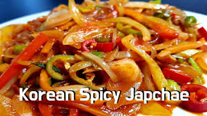 Maybe you would like to learn more about one of these? Korean Spicy Japchae Recipe Spicy Glass Noodles Youtube