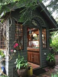 A Gorgeous Rustic Potting Shed Tour Cottage Garden Sheds Backyard Storage Sheds Backyard Storage