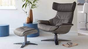 Rated a+ with the bbb. Karma Leather Armchair Recliner And Footstool Danetti