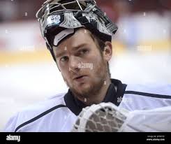 Dec 4, 2014: Los Angeles Kings goalie Jonathan Quick (32) before the NHL  game between the Arizona Coyotes and Los Angeles Kings at Gila River Arena.  Joe Camporeale/CSM (Cal Sport Media via