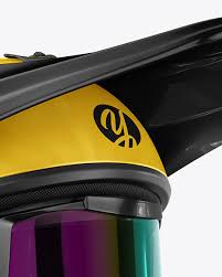 Download Motocross Helmet Mockup In Apparel Mockups On Yellow Images Object Mockups