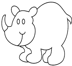 Print colored image of rhinoceros. Rhinoceros Coloring Page Animals Town Animals Color Sheet Rhinoceros Printable Coloring