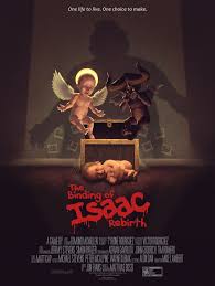 The Binding Of Isaac Rebirth Movie Style Poster The Binding Of Isaac Isaac Binding